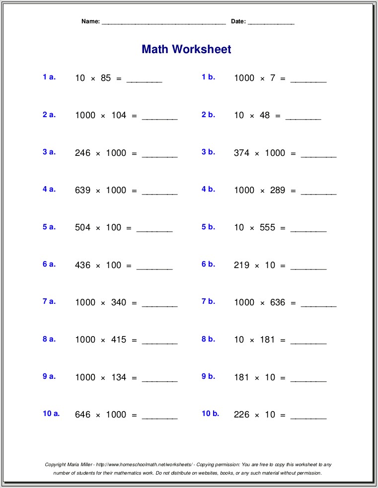 Prime Number Worksheets For 5th Graders