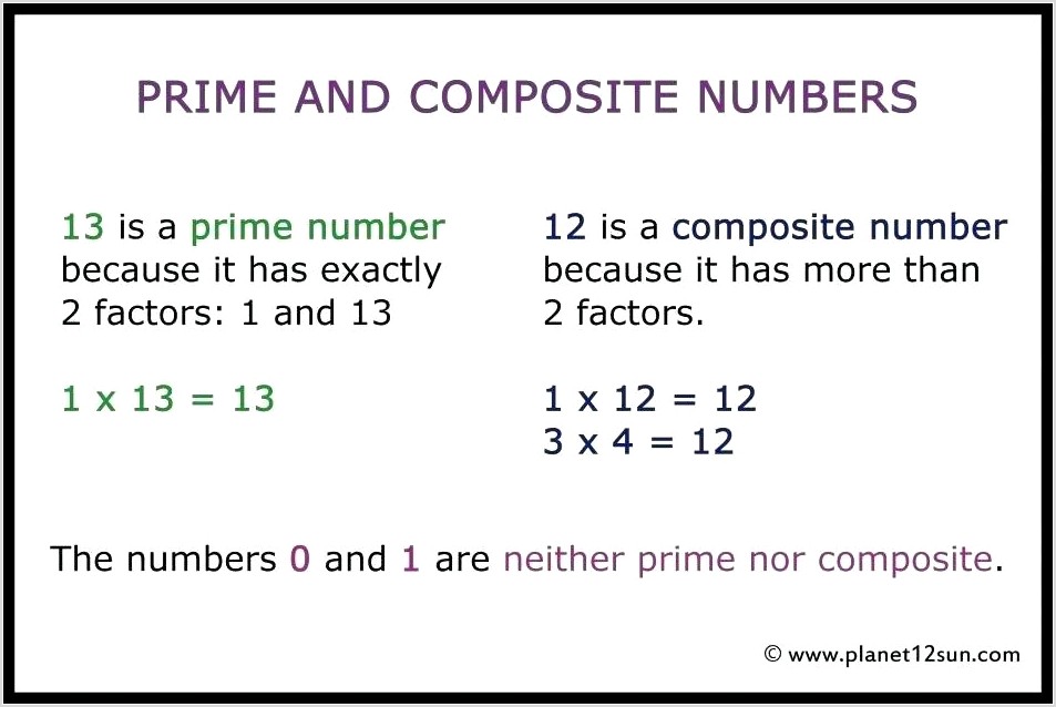 Prime Numbers Super Teacher Worksheets