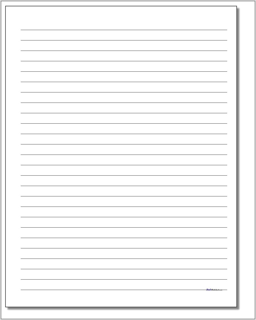 Printable Blank Writing Story Worksheet