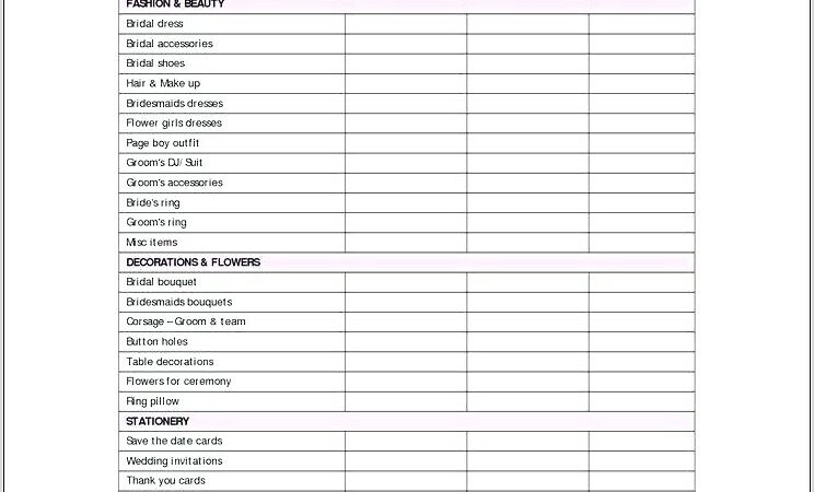 Printable Budget Worksheet Nz