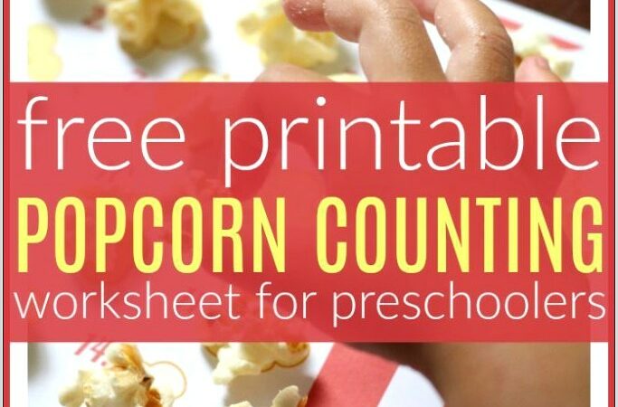 Printable Counting Worksheets For Preschoolers