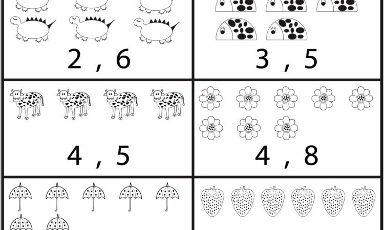 Printable Counting Worksheets Preschool