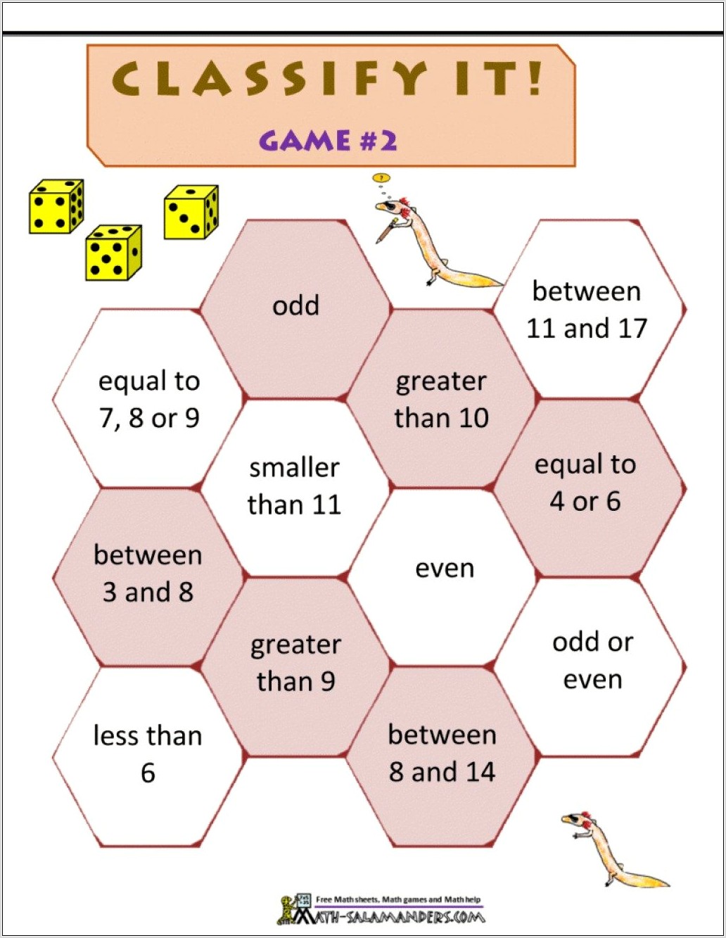 Printable Math Games Multiplication