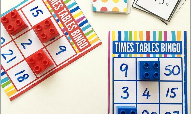 Printable Math Games To Learn Multiplication Facts