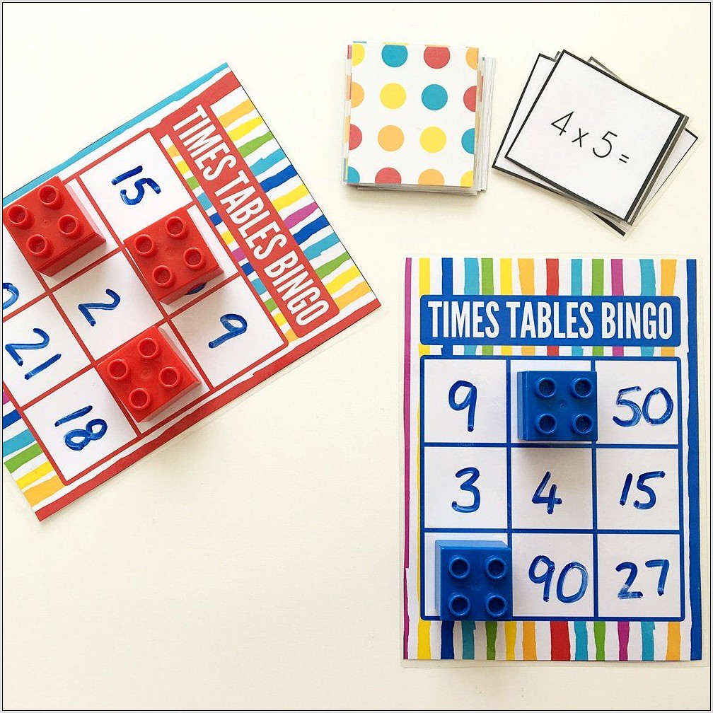 Printable Math Games To Learn Multiplication Facts