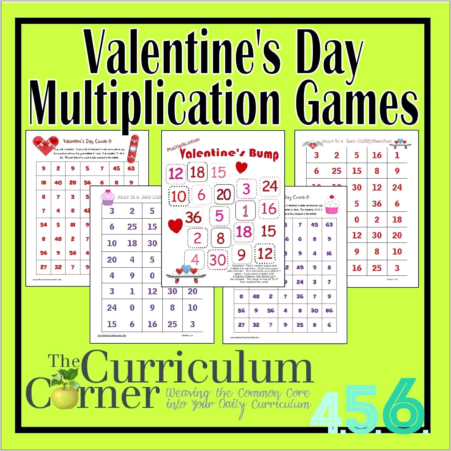 Printable Math Games With Multiplication