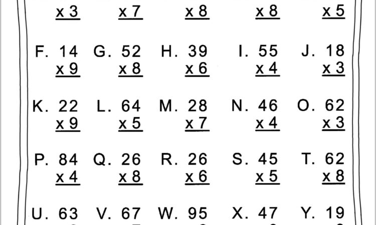 Printable Math Grid Games