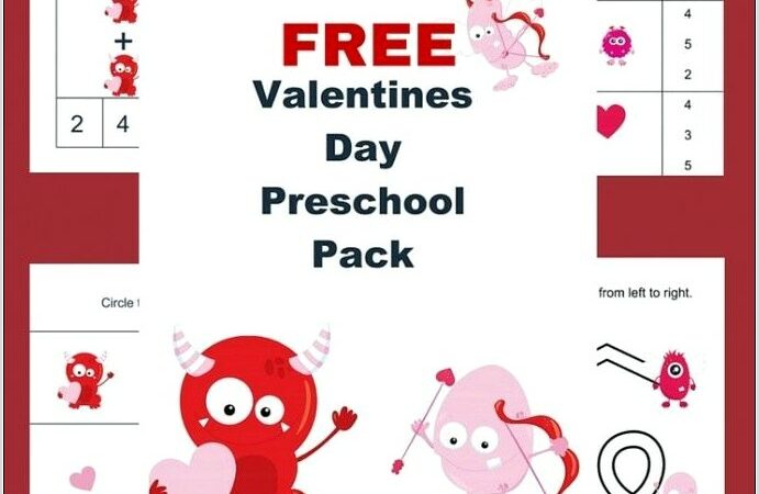 Printable Preschool Valentines Day Crafts