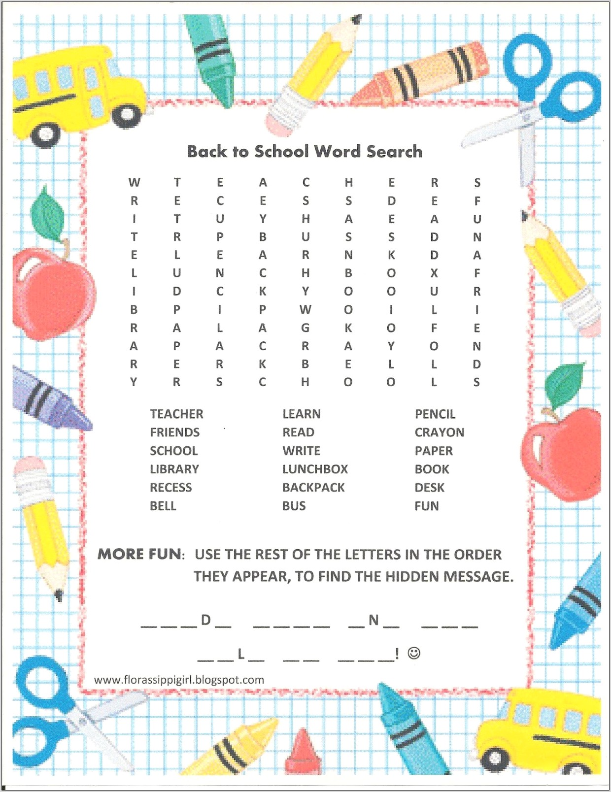 School Printable Word Search Worksheet Restiumani Resume 0dL99KPjLK