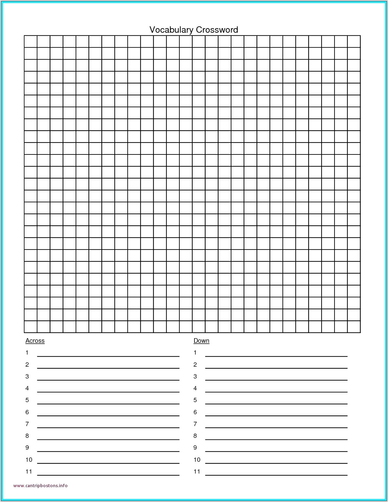 Printable Word Search Builder