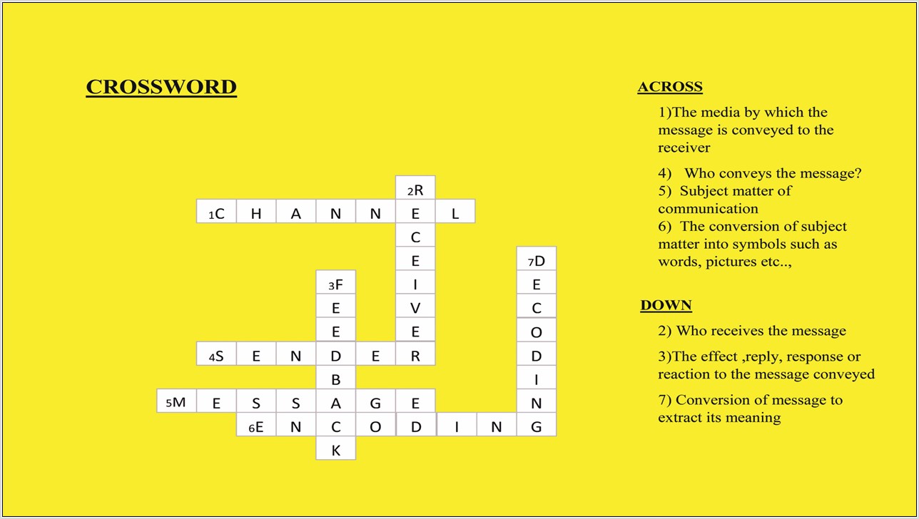 Printable Word Search Communication