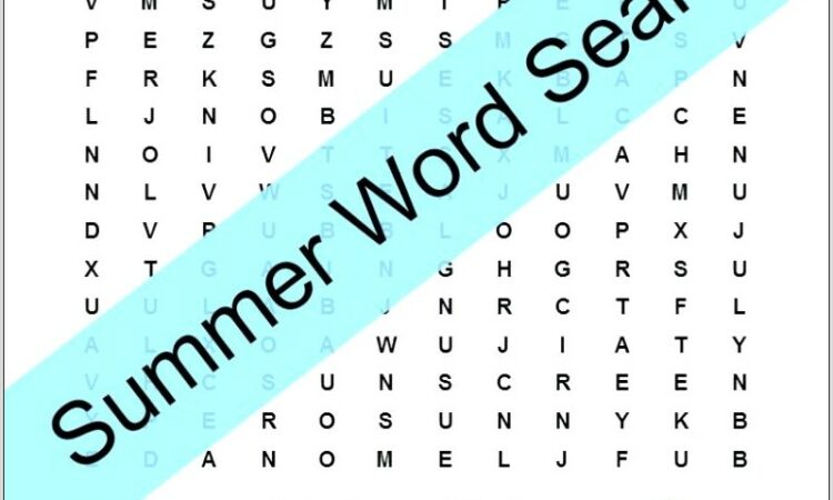 Printable Word Search For Language Arts