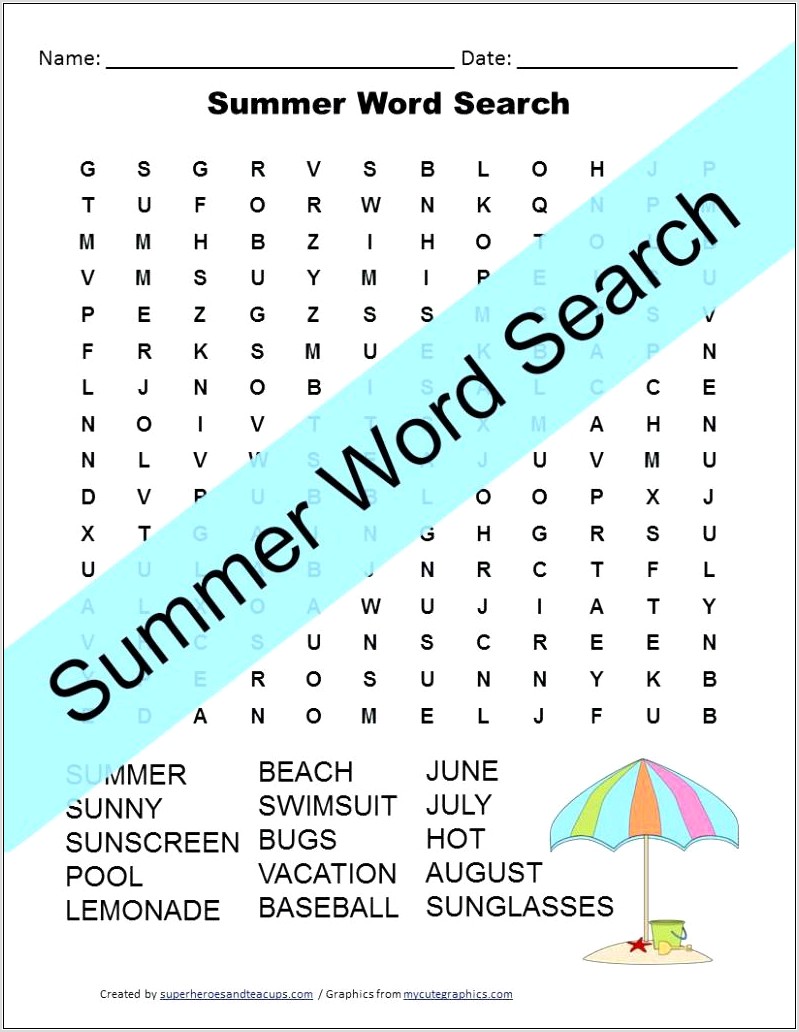 Printable Word Search For Language Arts