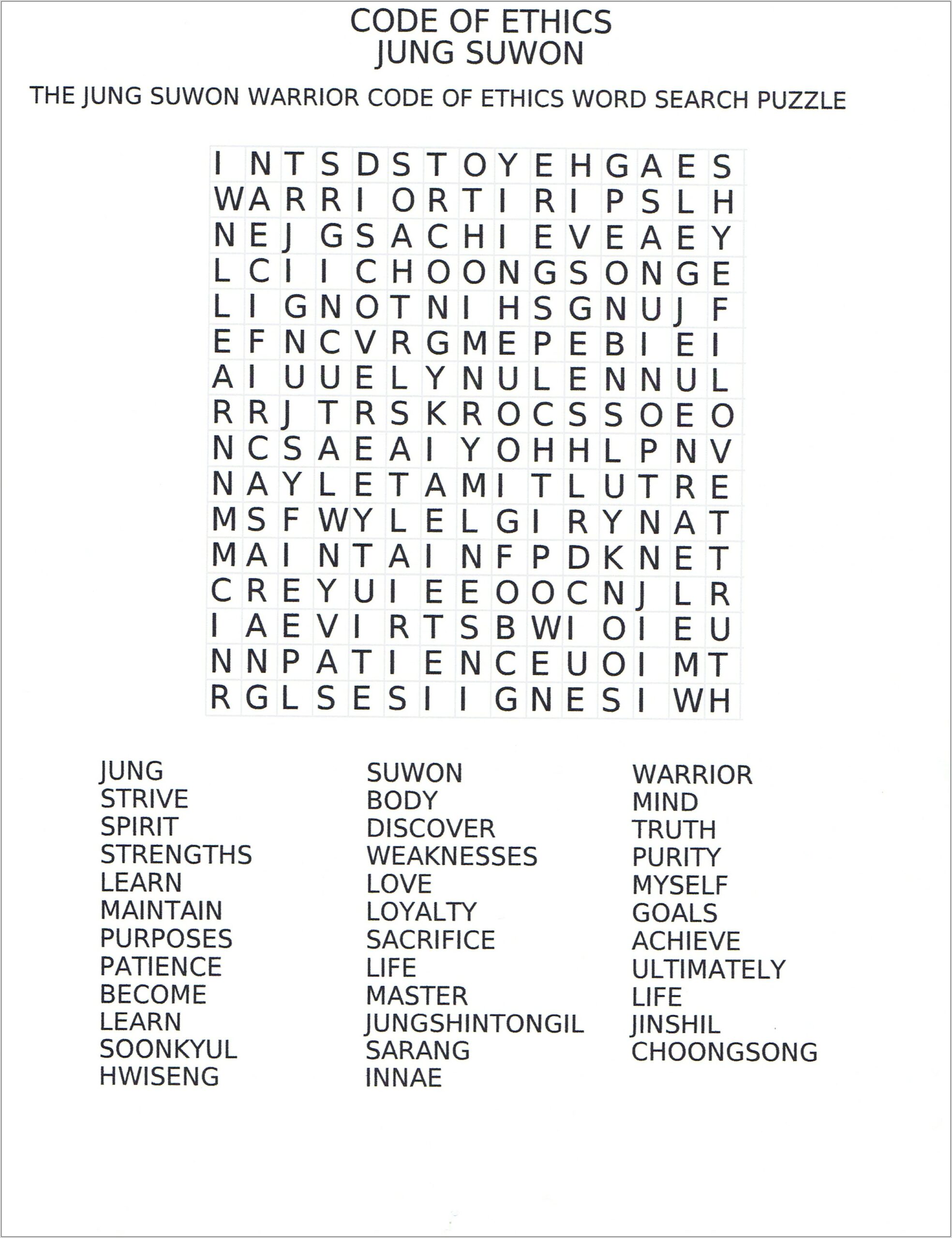 Printable Word Search Healthy Eating