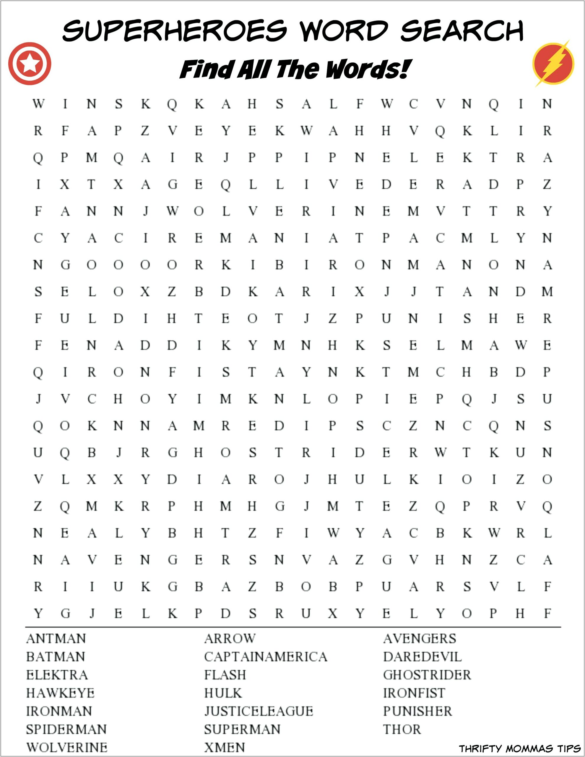 Printable Word Search Puzzle Maker