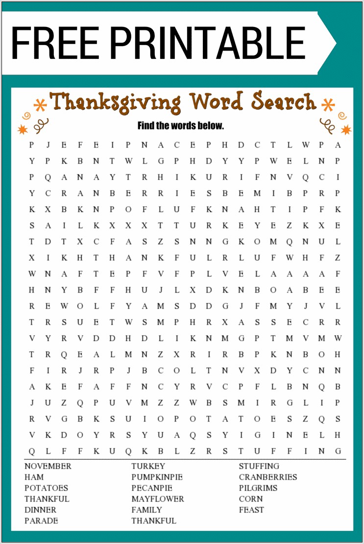 Printable Word Searches High School Students