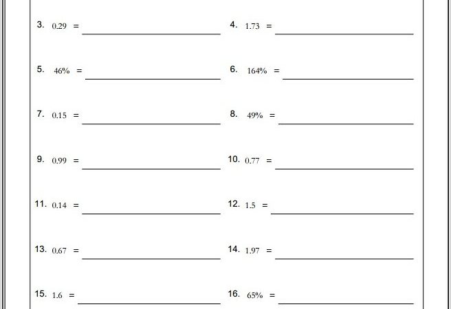 Printable Worksheets For 5th Grade