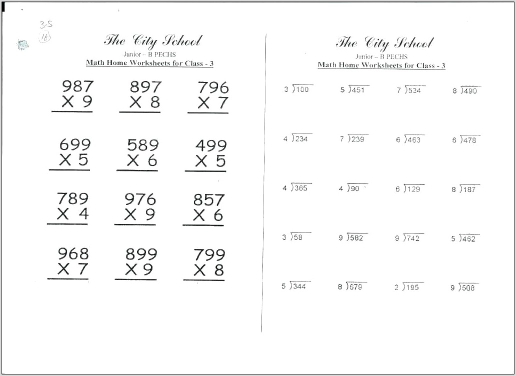 Printable Worksheets Of Maths For Grade 5