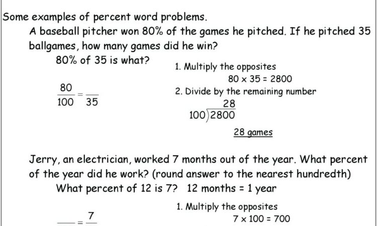 Proportion Word Problems Worksheet Algebra