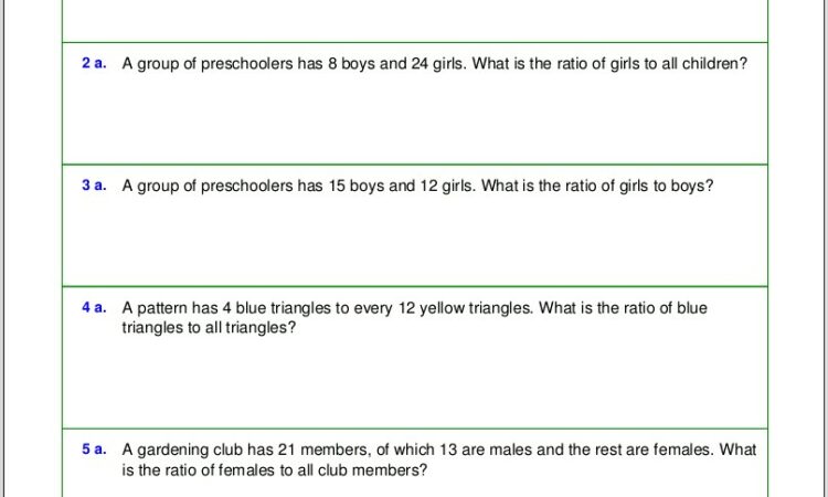 Proportions Word Problems Worksheet Algebra 1