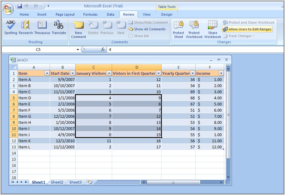 Protect Worksheet Excel 2007 With Password