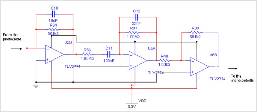 Pulse Oximeter Circuit Diagram