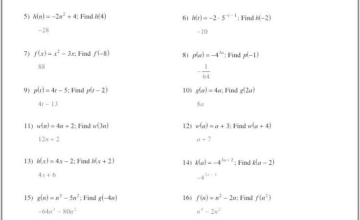 Pythagorean Theorem Word Problems Matching Worksheet Answers