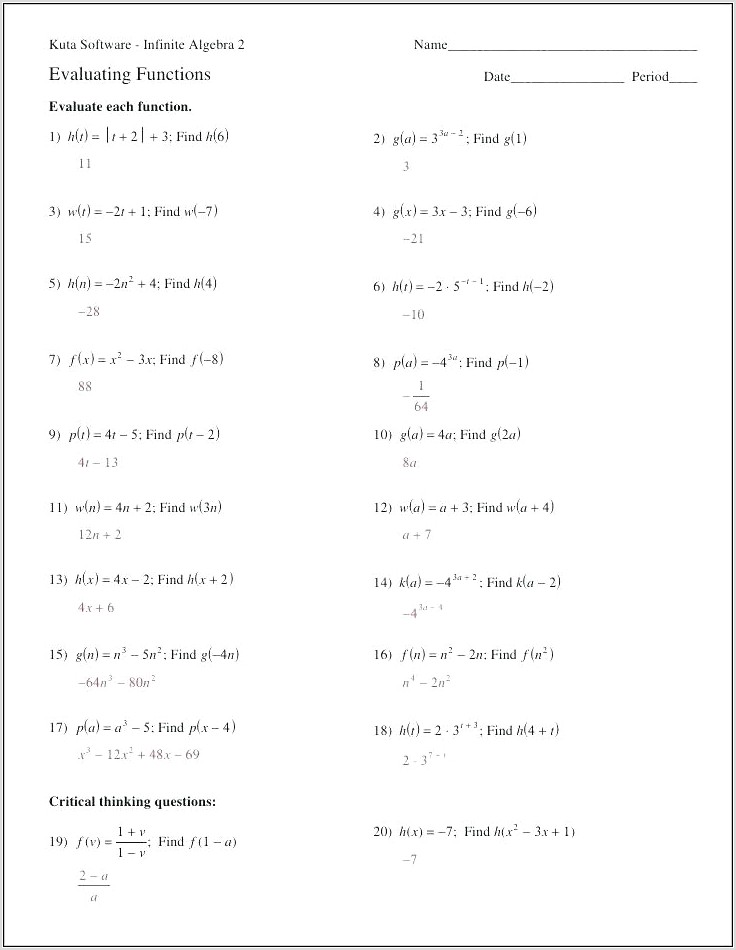 Pythagorean Theorem Word Problems Matching Worksheet Answers