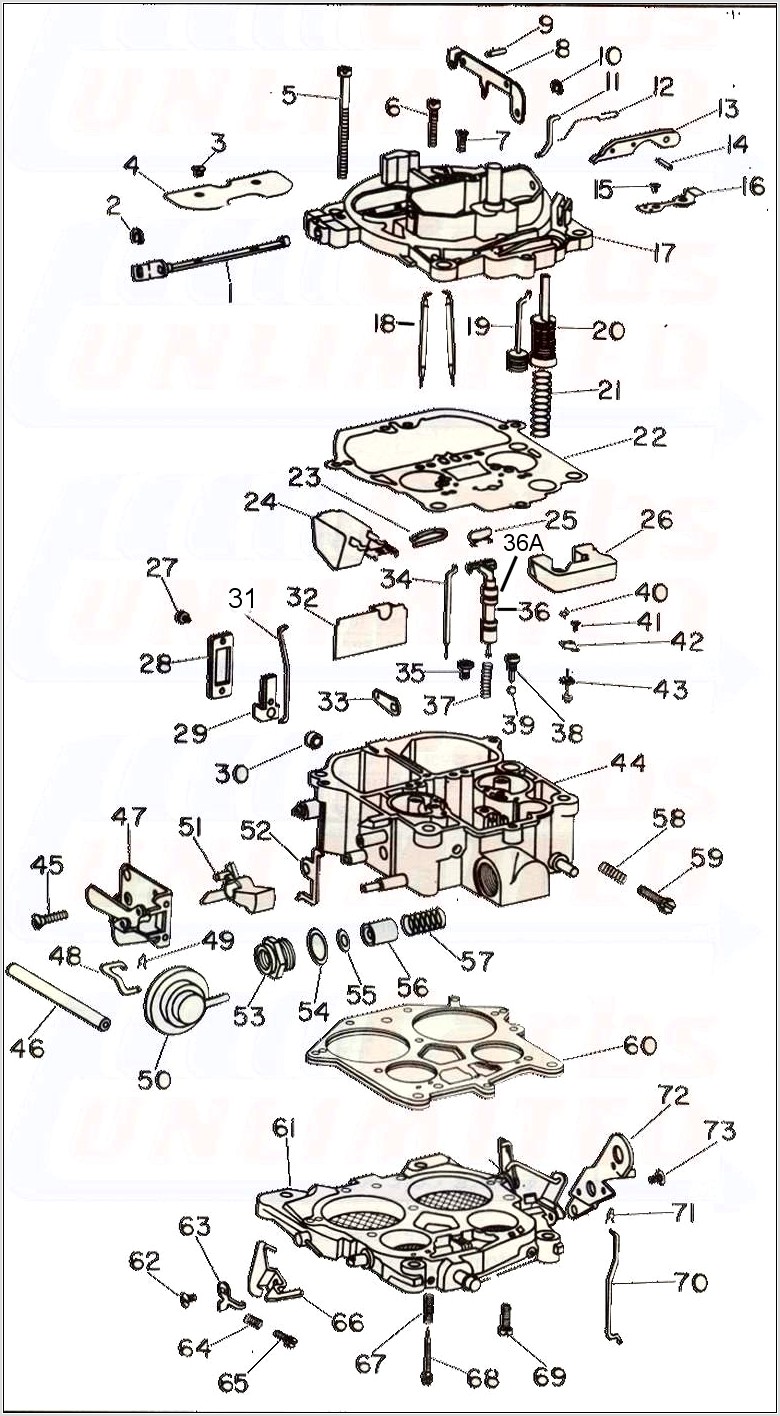 Quadrajet Carburetor Vacuum Diagram