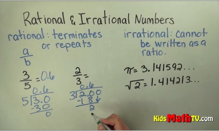 Rational And Irrational Numbers Worksheet 6th Grade