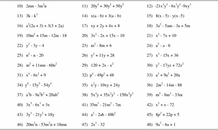 Rational Numbers Equations Worksheets