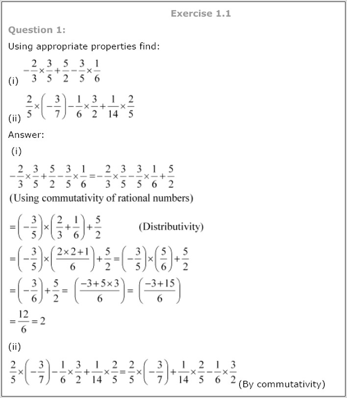Rational Numbers Worksheet Grade 8