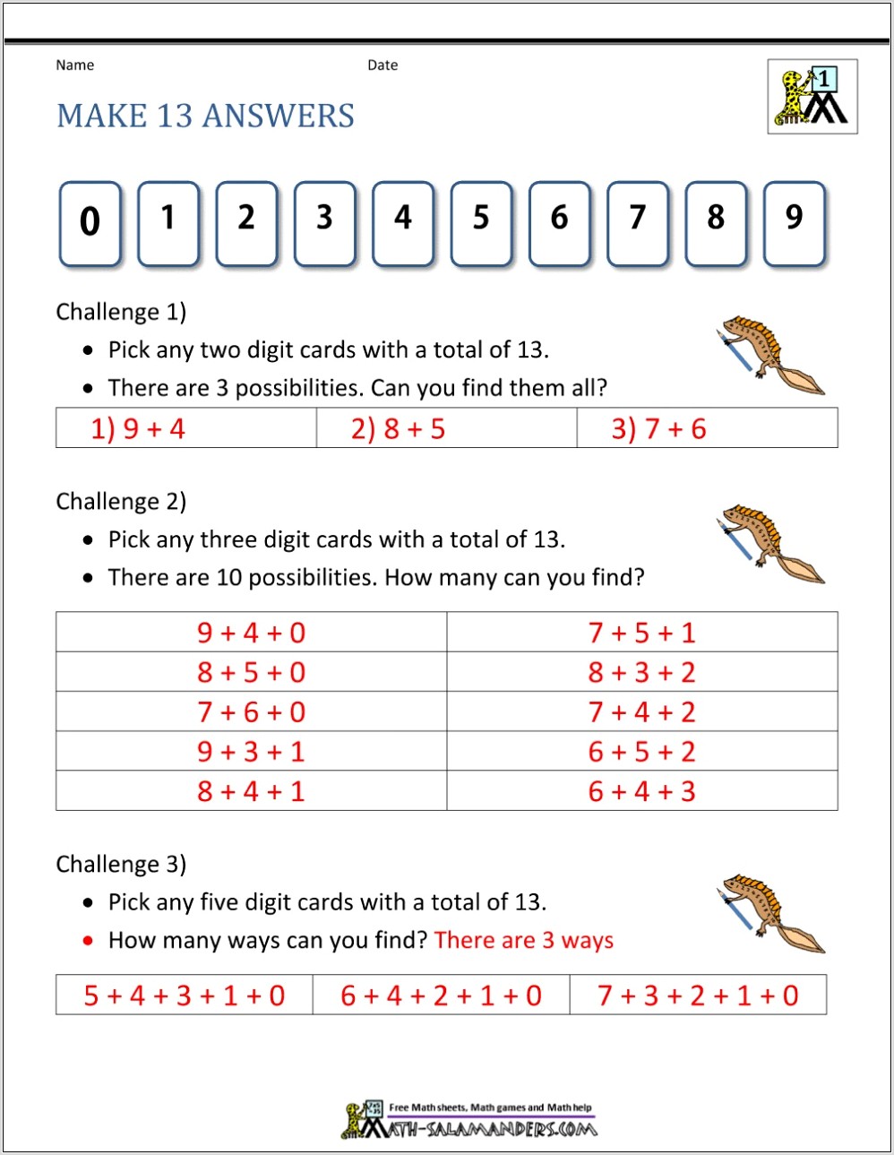 Rational Numbers Worksheets For 7th Grade