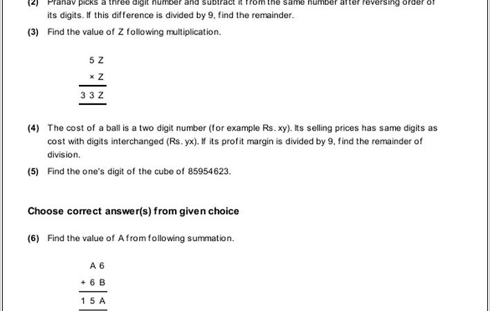 Rational Numbers Worksheets With Answers