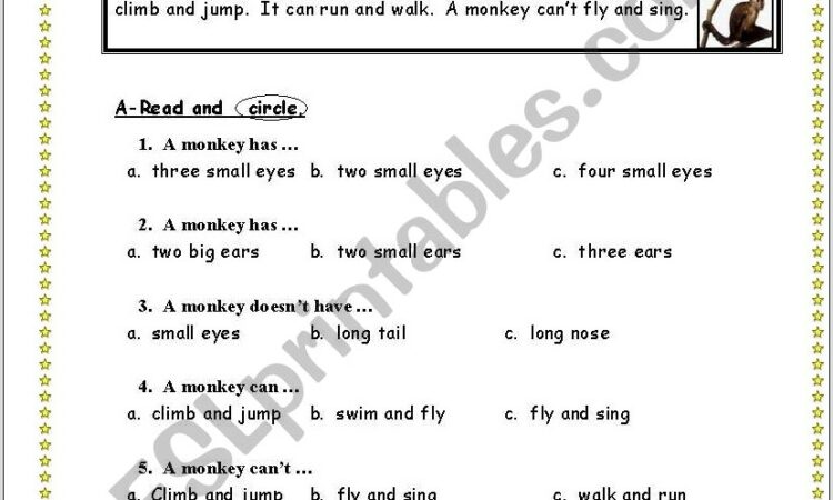 Reading Worksheet Grade 3