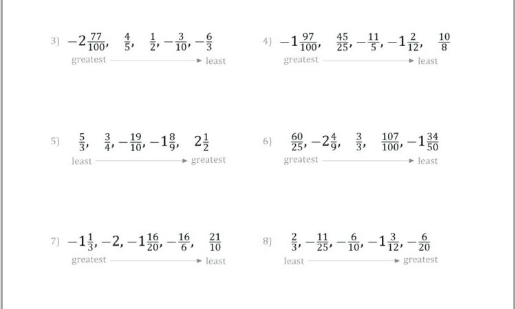 Reducing Improper Fractions To Mixed Numbers Worksheet