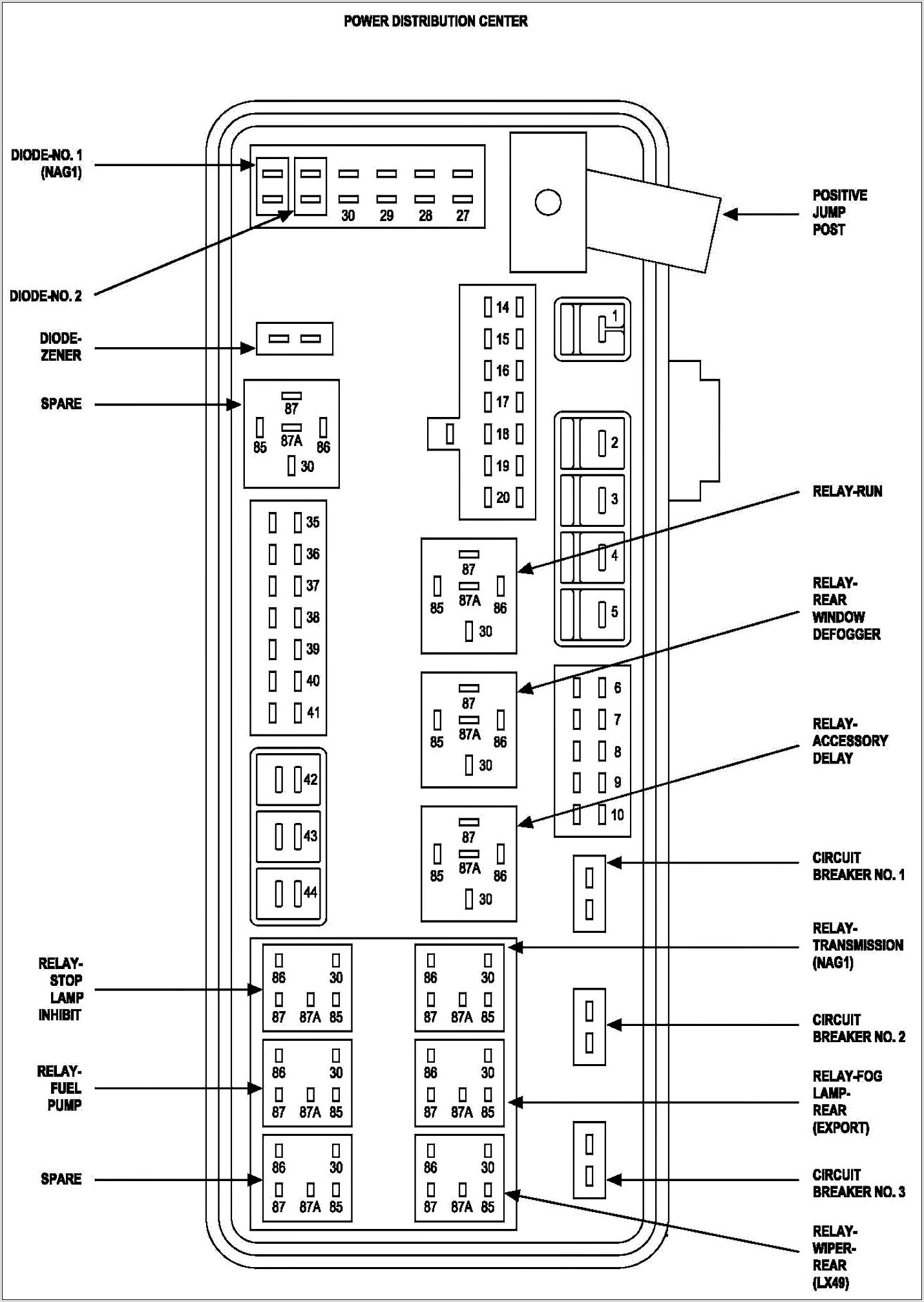 Relay Box Wiring Diagram