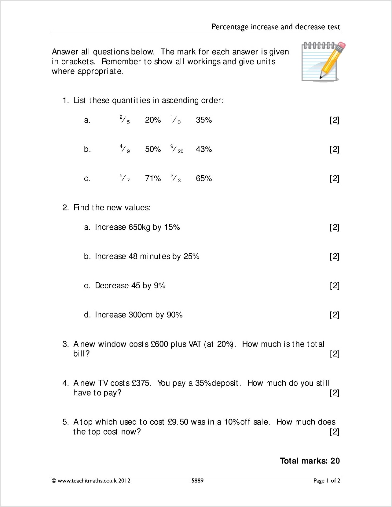 Resource 5 Transition Words Worksheet Answer Key