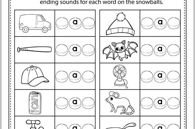 Rhyming Words Free Worksheets For Kindergarten