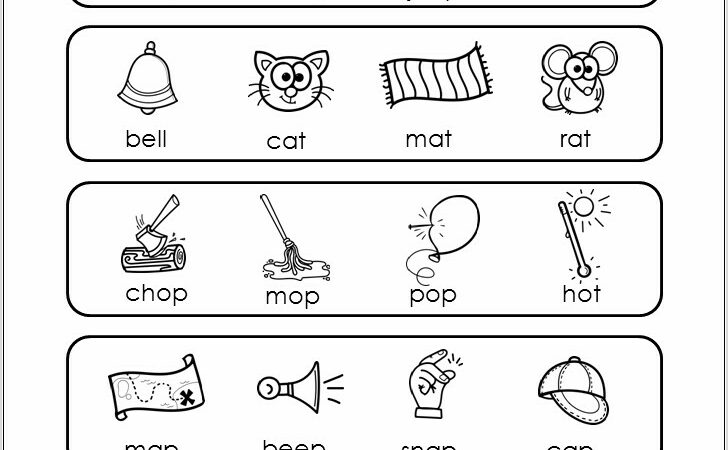 Rhyming Words Worksheet For Ks1