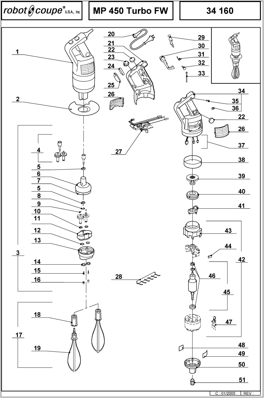 Robot Coupe R2 Wiring Diagram