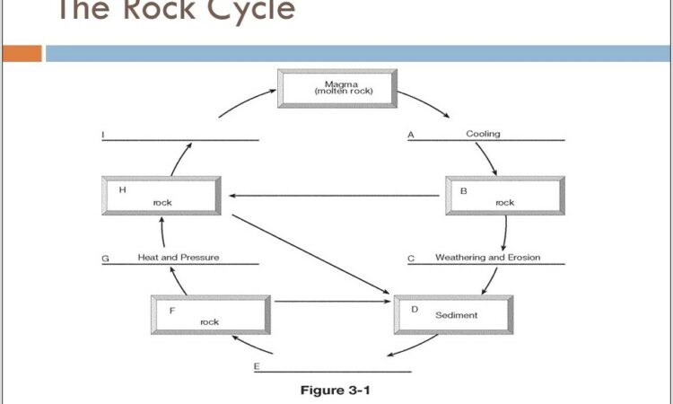 Rock Cycle Worksheet Label The Diagram Answers