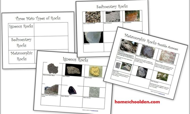 Rock Cycle Worksheet Second Grade