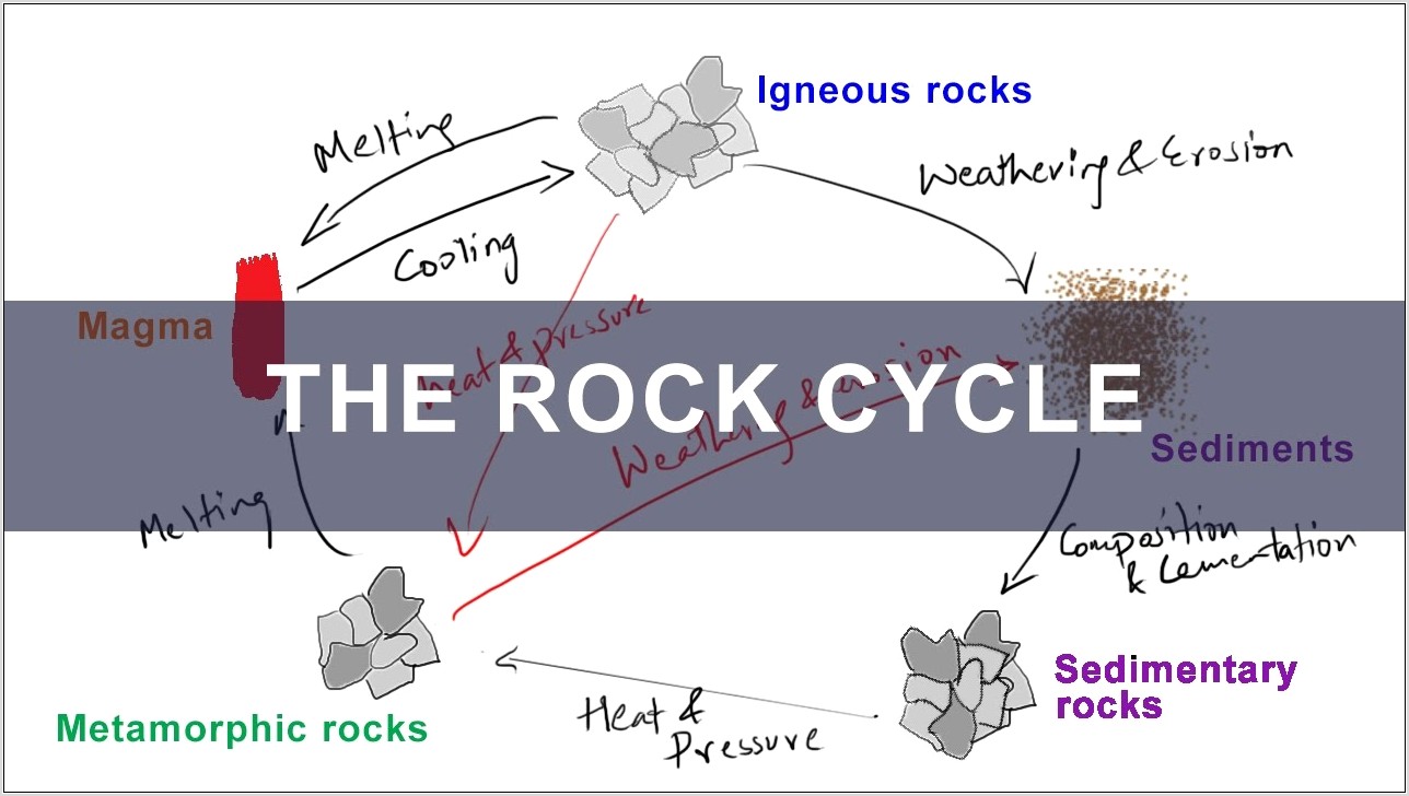 Rock Cycle Worksheet Sen