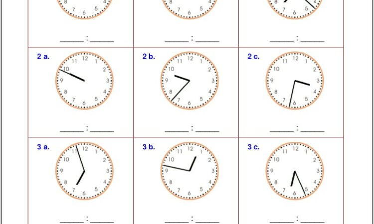 Roman Numeral Time Worksheets Year 3