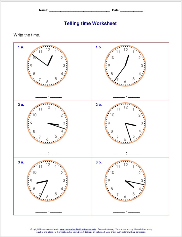 Roman Numerals Time Worksheet Year 3