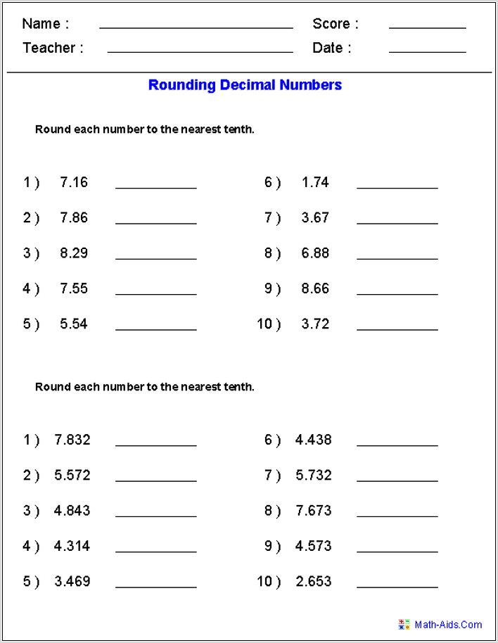 Roman Numerals Worksheet For Grade 4