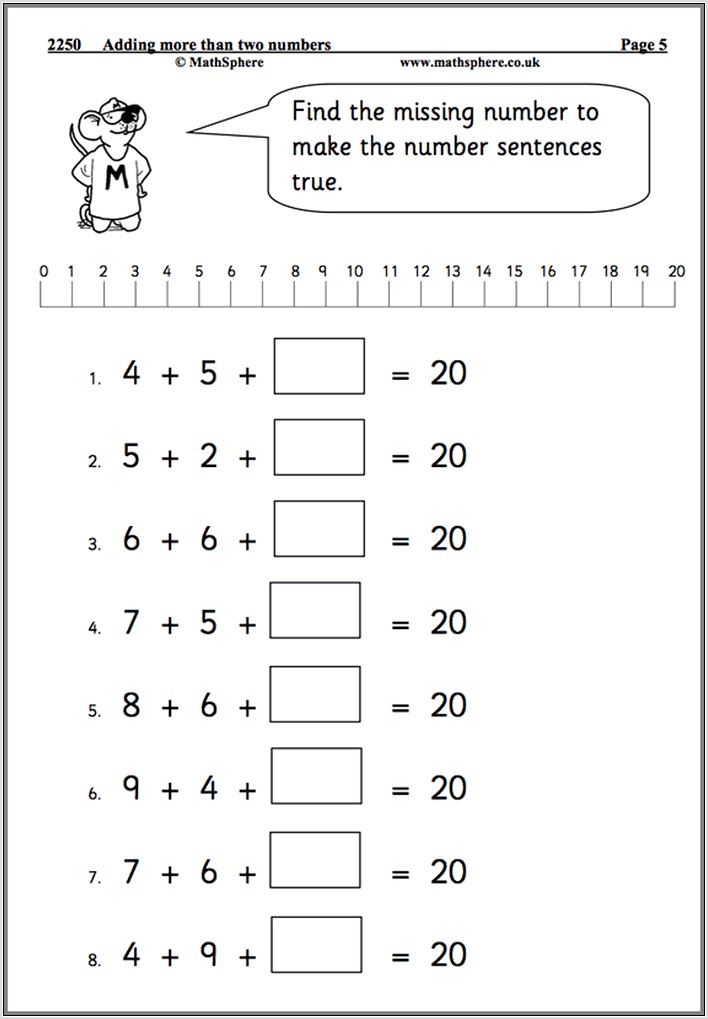 Roman Numerals Worksheets To Print