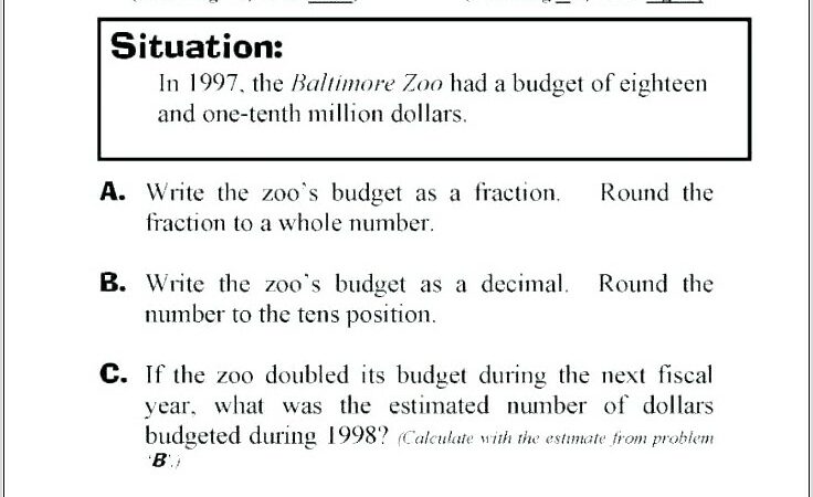 Rounding Decimal Numbers Worksheet Answers