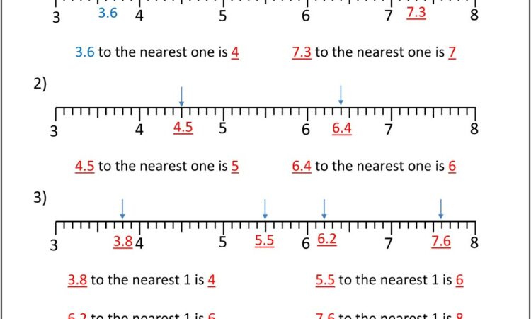 Rounding Decimals To Whole Numbers Worksheet Ks2